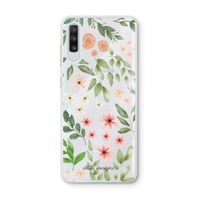 Botanical sweet flower heaven: Samsung Galaxy A70 Transparant Hoesje