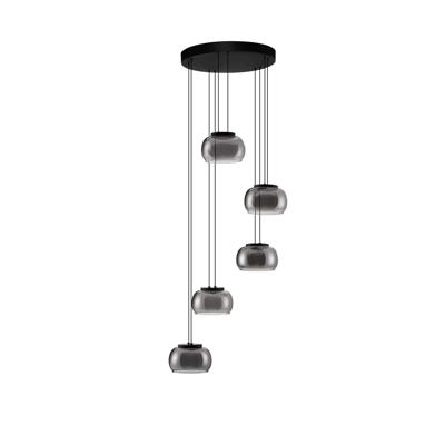 Lyora Moderne hanglampBios 5-lichts zwart - 9416956