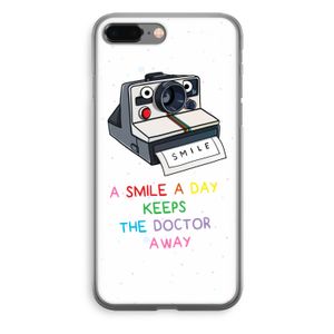 Smile: iPhone 8 Plus Transparant Hoesje