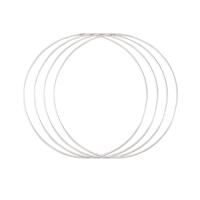 Vaessen Creative • metalen ringen set ø30cm 3mm zilver 4x