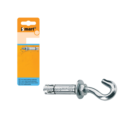 pgb-Europe SMART | Keilbouthuls + haak M8x90 Zn SM00TR001080090H