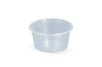 Rond bakje 100cc Ø70mm Transparant