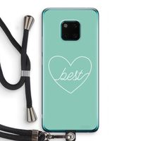 Best heart pastel: Huawei Mate 20 Pro Transparant Hoesje met koord