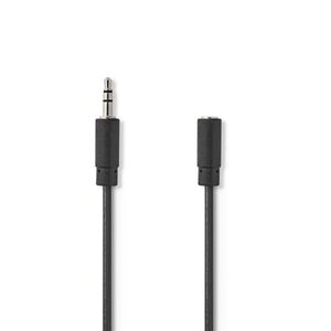 Nedis Stereo-Audiokabel | 3,5 mm Male naar 3,5 mm Female | 10 m | 1 stuks - CAGB22050BK100 CAGB22050BK100