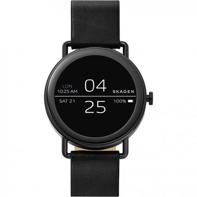Horlogeband Skagen SKT5001 Leder Zwart 20mm