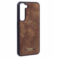 Caseme Samsung Galaxy S23 hoesje - Backcover - Bruin Caseme Samsung Galaxy S23 hoesje - Backcover - Bruin