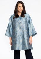 Yoek Jacket Brocade | Blauw | Maat 54/56