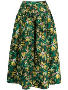 Ulla Johnson jupe plissée Emmy à fleurs - Multicolore