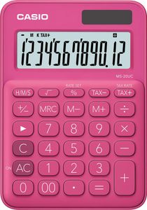 Casio MS-20UC-RD calculator Desktop Basisrekenmachine Rood