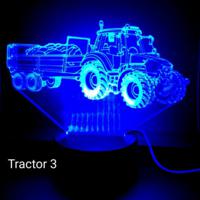 3D LED LAMP - TRACTOR MET AANHANGER 3 - thumbnail