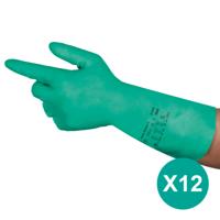 Ansell AlphaTec® Solvex 37-676 nitril werkhandschoenen groen maat 7/S - 12 paar