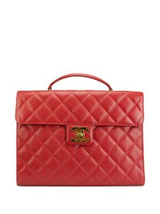 CHANEL Pre-Owned mallette à matelassage losange (1994) - Rouge