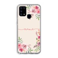 Rozen: Samsung Galaxy M31 Transparant Hoesje