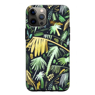 Tropical Palms Dark: iPhone 12 Tough Case