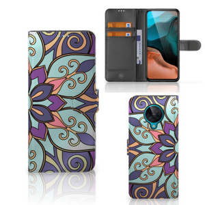 Xiaomi Poco F2 Pro Hoesje Purple Flower