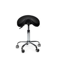 Premium zadelkruk zwart laag