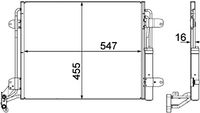 Condensor, airconditioning AC454000P Condensor, airconditioning AC454000P