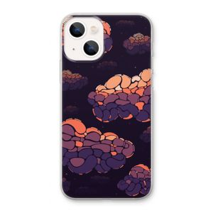 Patroon Wolken: iPhone 13 Transparant Hoesje