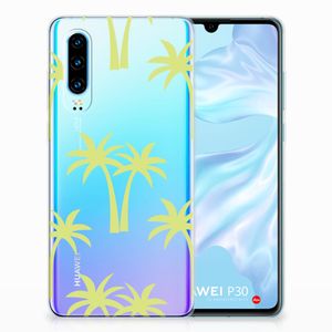 Huawei P30 TPU Case Palmtrees