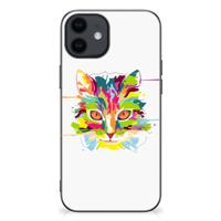 iPhone 12 Pro | 12 (6.1") | Bumper Hoesje | Cat Color