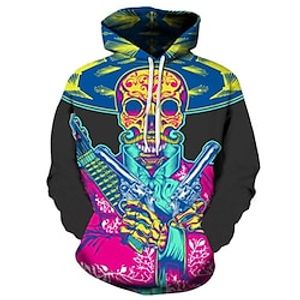 Heren hoodies lange mouw cartoon zwart grijs ontwerp dagelijks uitgaan plus size actieve overdreven losse fit winter herfst winter trui hoodie Lightinthebox