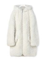 LOEWE parka en peau lainée - Blanc