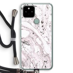 Mengelmoes: Pixel 5 Transparant Hoesje met koord