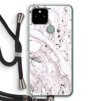 Mengelmoes: Pixel 5 Transparant Hoesje met koord