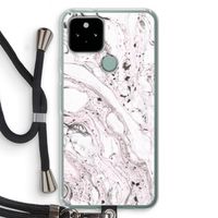 Mengelmoes: Pixel 5 Transparant Hoesje met koord