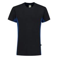Tricorp 102004 T-Shirt Bicolor donkerblauw/koningsblauw - maat M