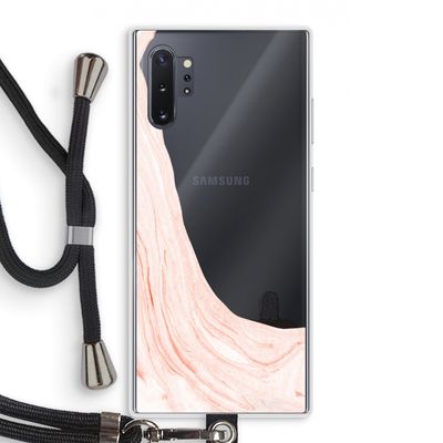 Peach bath: Samsung Galaxy Note 10 Plus Transparant Hoesje met koord