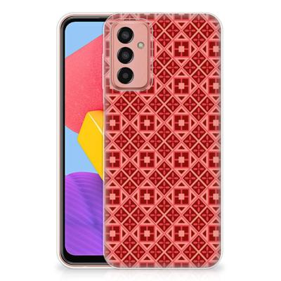 Samsung Galaxy M13 | M23 | TPU bumper | Batik Rood Samsung Galaxy M13 | M23 | TPU bumper | Batik Rood