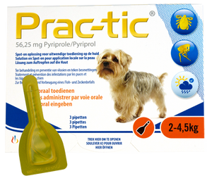 Prac-Tic Spot-On XS 2-4,5kg - 3 pip
