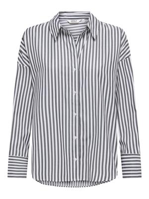 Only Onloregon Solo Shirt Noos Wvn Blouse Black Medium Bright White