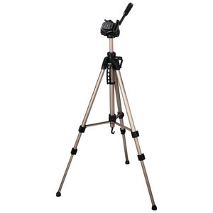 Hama Tripod 1/4 inch Werkhoogte: 64 - 160 cm Champagne Incl. tas, Waterpas