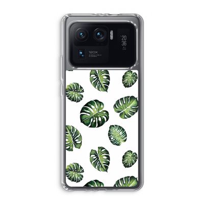 Tropische bladeren: Xiaomi Mi 11 Ultra Transparant Hoesje