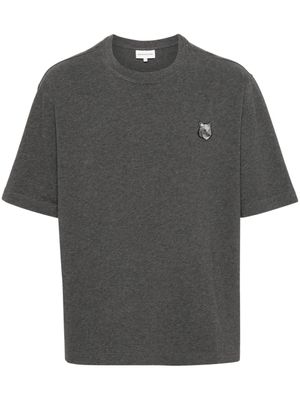 Maison Kitsuné t-shirt en coton à motif Fox - Gris