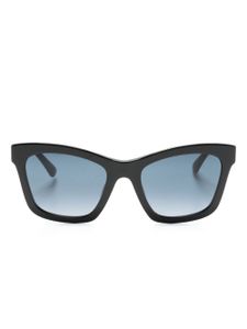 Moschino Eyewear lunettes de soleil à monture papillon - Noir