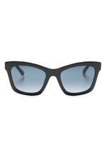 Moschino Eyewear lunettes de soleil à monture papillon - Noir