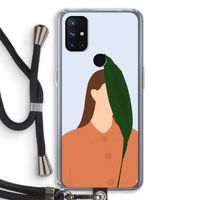 Leaf: OnePlus Nord N10 5G Transparant Hoesje met koord