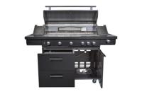 Boretti Imperatore Nero 5B Barbecue Verrijdbaar Gas Zwart 30300 W - thumbnail