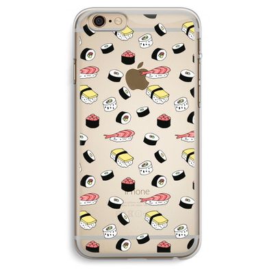 Sushi time: iPhone 6 Plus / 6S Plus Transparant Hoesje