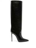Le Silla bottes en cuir Eva 120 mm - Noir
