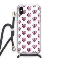 GIRL POWER: iPhone XS Transparant Hoesje met koord
