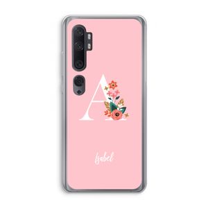 Pink Bouquet: Xiaomi Mi Note 10 Transparant Hoesje