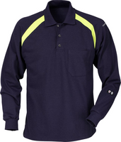 Fristads 100472 Flamestat poloshirt lange mouwen 784 PFLA - thumbnail