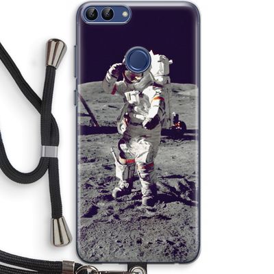 Spaceman: Huawei P Smart (2018) Transparant Hoesje met koord