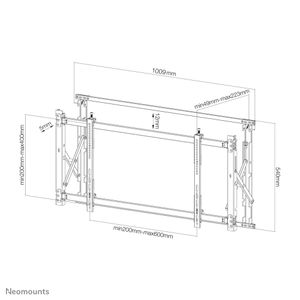 Neomounts LED-VW1750 BLACK wandsteun voor flatscreen