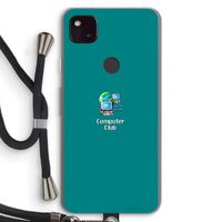 Win98: Pixel 4a 5G Transparant Hoesje met koord