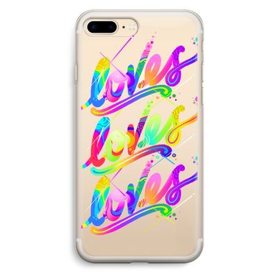 Loves: iPhone 7 Plus Transparant Hoesje